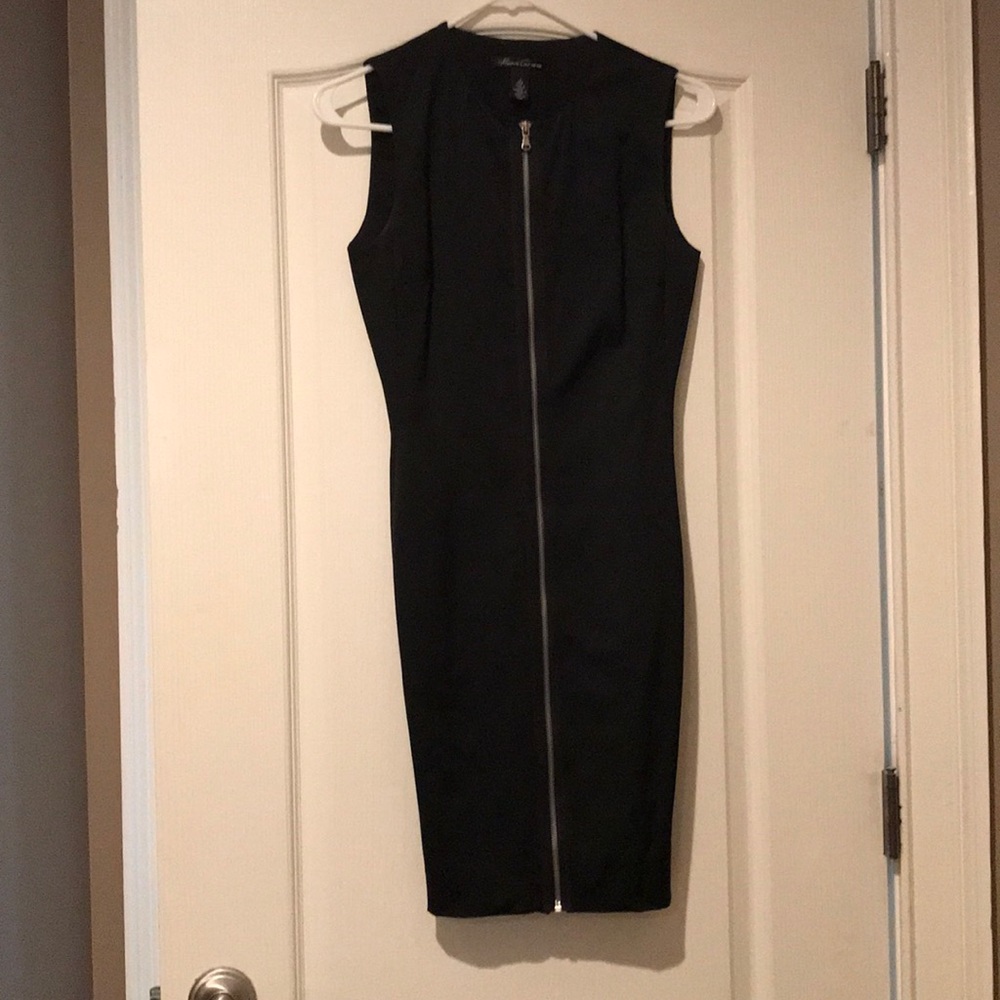 Kenneth Cole Satin Zipper dress